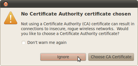 certifcate warning screenshot