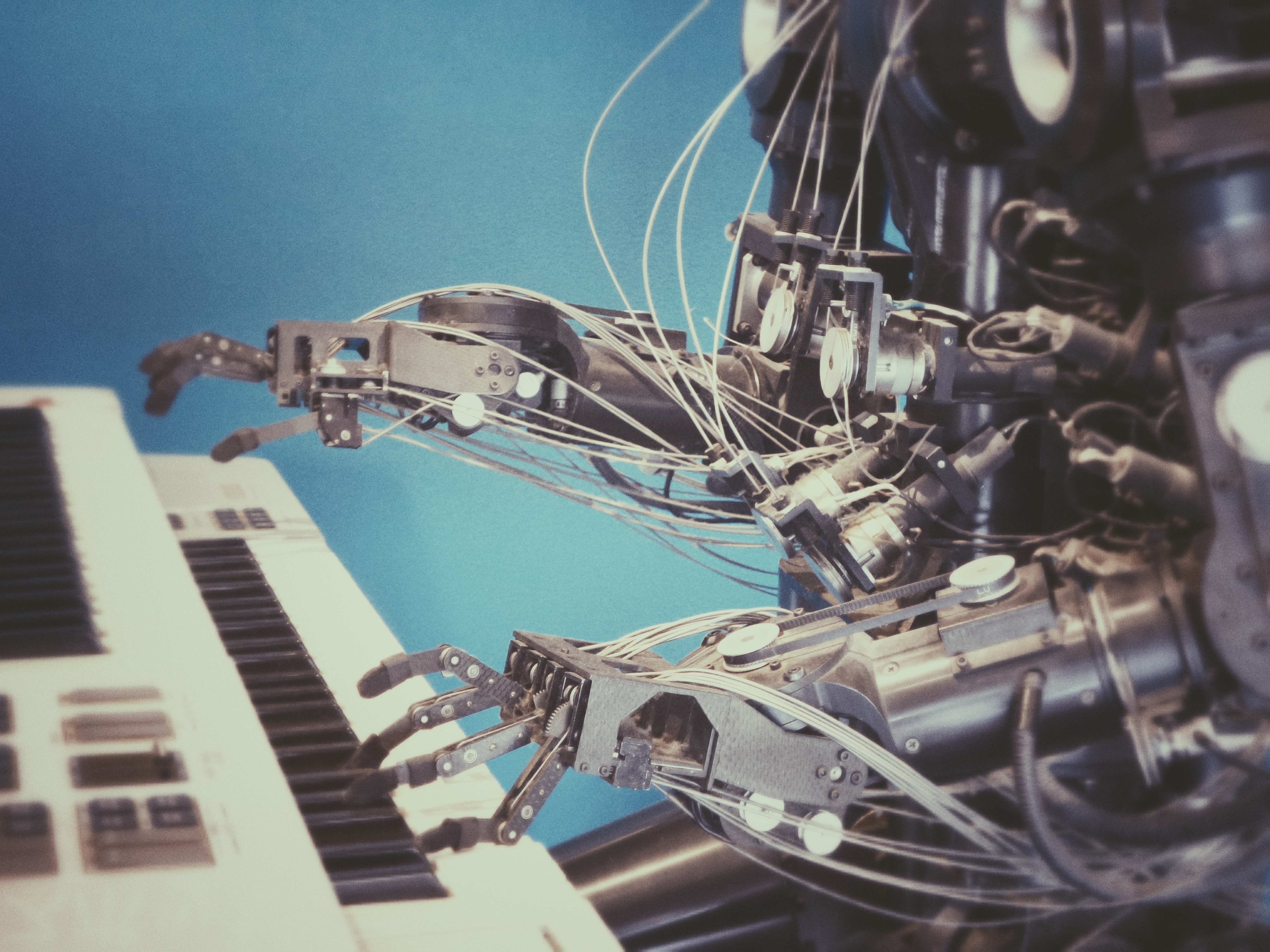 Robot Playing Music