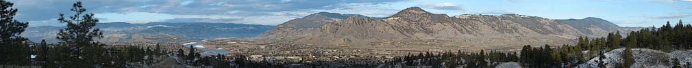 Panoramic View of Kamloops