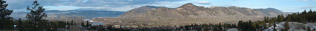 Panoramic View of Kamloops